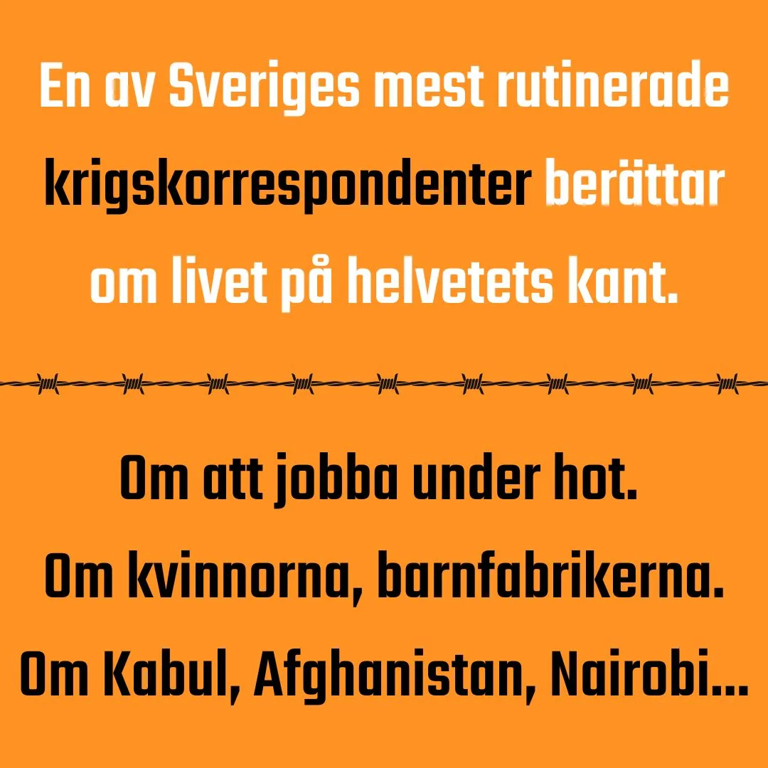 Terese Cristiansson krigskorrespondent föreläsning