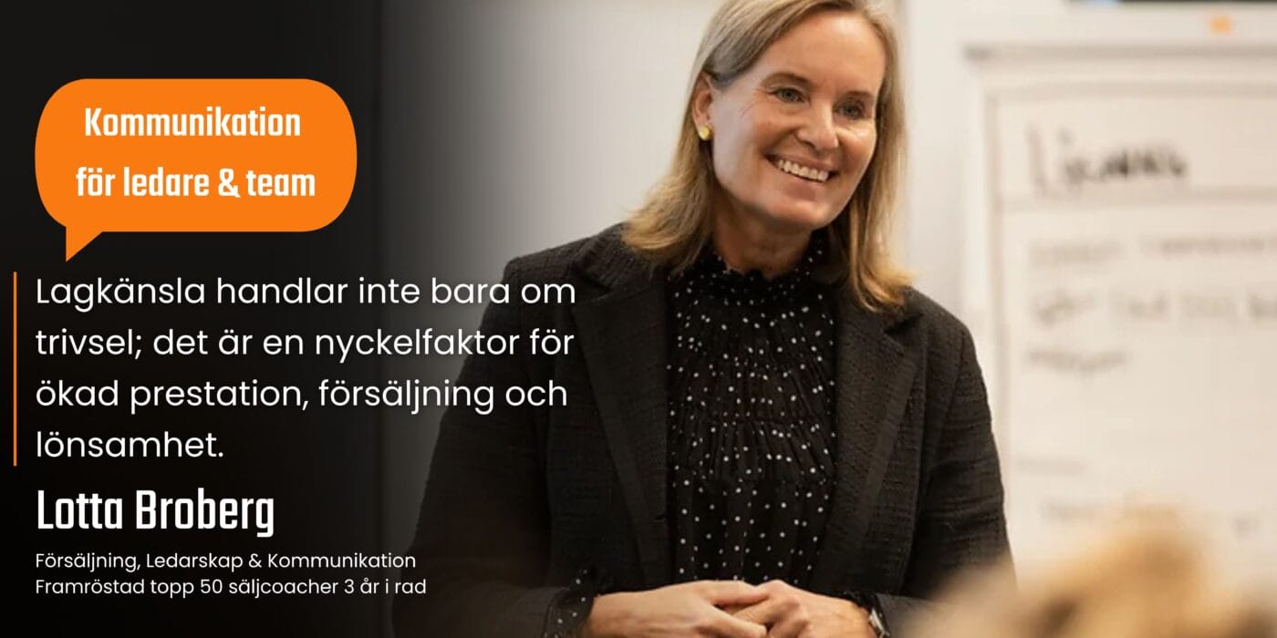 Lotta Broberg försäljning kommunikation