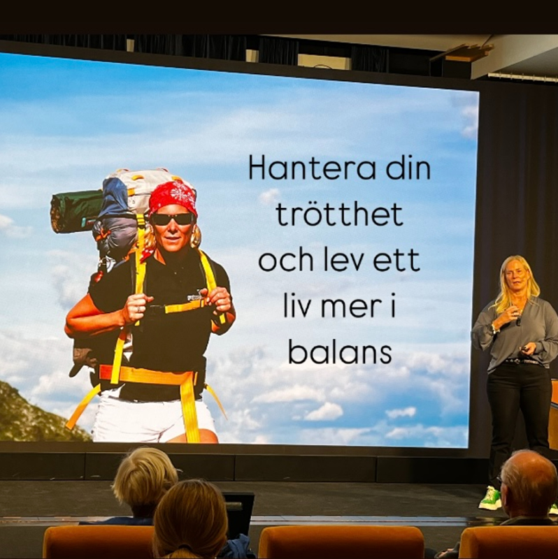 Föreläsning om fatigue och ett liv i mer balans med Jenny Ström