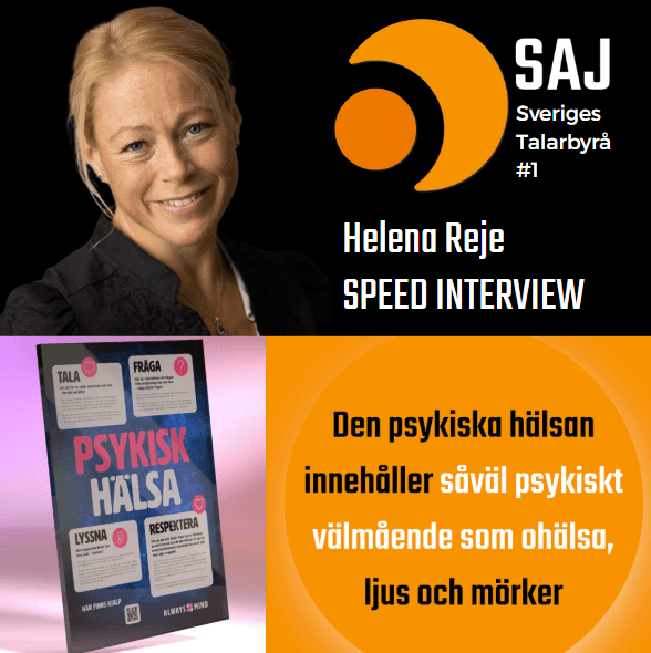 Speedinterview med Helena Reje
